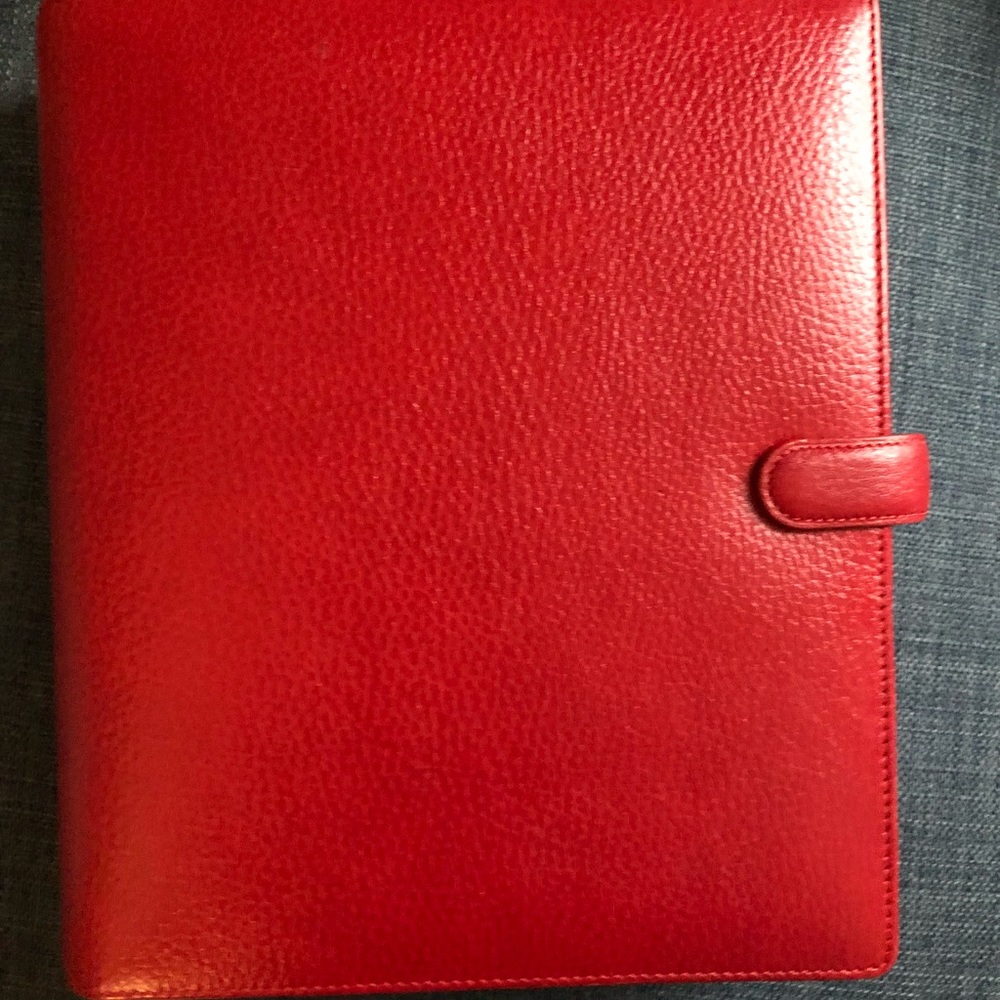 Filofax Finsbury A5 Red